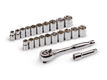Tekton 1061 3/8 in. Drive Socket Set, Inch/Metric, 22-Piece (5/16 - 7/8", 10 - 19mm)