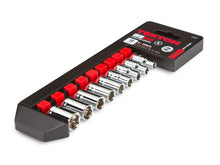 Tekton 1202 1/4-Inch Drive Socket Set, 4-12mm, Metric, Cr-V, 9-Sockets