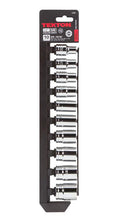 Tekton 1205 1/2 in. Drive Socket Set, 3/8 - 15/16", Inch, Cr-V, 10-Sockets