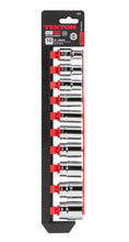 Tekton 1206 1/2 in. Drive Socket Set, 13-24mm, Metric, Cr-V, 10-Sockets