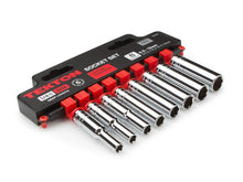 TEKTON 12141 1/4-Inch Drive Deep Socket Set, Metric, Cr-V, 6-Point, 5.5 mm - 12 mm, 8-Sockets