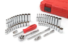 Tekton 13001 1/4-Inch Drive Socket Set, Inch/Metric, 51-Piece