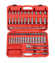 Tekton 13201 1/2" Drive Socket Set, Inch/Metric, 6-Point, 3/8-Inch - 1-Inch, 10 mm - 24 mm, 58-Piece