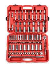 TEKTON 13203 1/2-Inch Drive Socket Set, Inch/Metric, 6-Point, 3/8-Inch - 1-5/16-Inch, 10 mm - 32 mm, 84-Piece