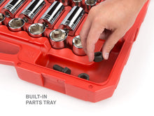 TEKTON 13203 1/2-Inch Drive Socket Set, Inch/Metric, 6-Point, 3/8-Inch - 1-5/16-Inch, 10 mm - 32 mm, 84-Piece