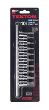 Tekton 1351 3/8-Inch Drive Star Bit Socket Set, T10 - T50, 10-Piece
