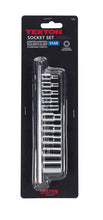 Tekton 1355 1/4-Inch and 3/8-Inch Drive Star Socket Set, E4-E18, Cr-V, 10 Sockets