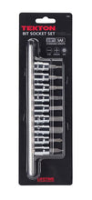 Tekton 1361 3/8-Inch Drive Hex Bit Socket Set, Inch, 1/8-Inch - 3/8-Inch, 10-Piece