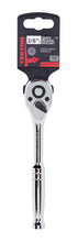 Tekton 1481 3/8" Drive by 7-Inch Polished Quick Release Ratchet with 72-Tooth Oval Head