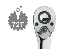 Tekton 14931 1/4-Inch Drive Low Profile Polished Ratchet