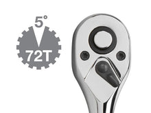 Tekton 15013 1/2-Inch Drive by 24-Inch Extra Long Ratchet with 72-Tooth Oval Head