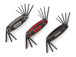 Tekton 25152 25-pc. Folding Hex Key Wrench Set, Inch/Metric/Star