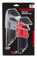 Tekton 25252 26-pc. Long Arm Hex Key Wrench Set (Inch/Metric)