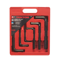 Tekton 2535 Jumbo Hex Key Wrench Set, SAE, 6-Piece
