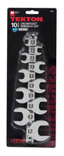 Tekton 2580 10 Pc 3/8" Metric Crowsfoot Wrench Set (10-24mm)