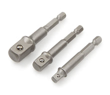 Tekton 2902 Power Driver Extension Socket Adaptor, 3 Piece