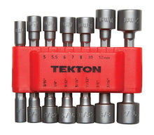 TEKTON 2938 Quick-Change Power Nut Driver Bit Set with Detents, 14-Piece