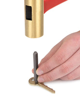 TEKTON 30903 Jacketed Fiberglass Brass Hammer, 16-Ounce