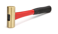 TEKTON 30904 Jacketed Fiberglass Brass Hammer, 24-Ounce