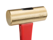 TEKTON 30904 Jacketed Fiberglass Brass Hammer, 24-Ounce