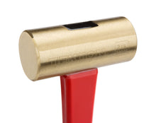 TEKTON 30905 Jacketed Fiberglass Brass Hammer, 32-Ounce