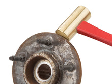 TEKTON 30905 Jacketed Fiberglass Brass Hammer, 32-Ounce