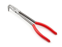 TEKTON 34406 10-Inch Long Reach 90-Degree Bent Long Nose Pliers