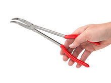TEKTON 34406 10-Inch Long Reach 90-Degree Bent Long Nose Pliers
