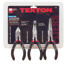 TEKTON 3596 Precision Pliers Set, 3-Piece