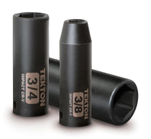 Tekton 47920 3/8-Inch Drive Deep Impact Socket Set, 5/16-1-Inch, Inch, Cr-V, 6-Point, 12 Sockets