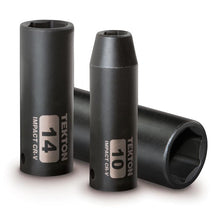 Tekton 47925 3/8-Inch Drive Deep Impact Socket Set, 7-19mm, Metric, Cr-V, 6-Point, 13 Sockets