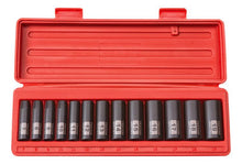 Tekton 47925 3/8-Inch Drive Deep Impact Socket Set, 7-19mm, Metric, Cr-V, 6-Point, 13 Sockets