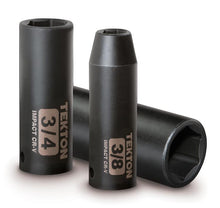 Tekton 4880 1/2" Drive Deep Impact Socket Set, 3/8"-1-1/4", SAE, Cr-V, 14 Sockets