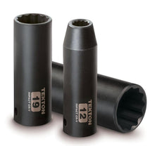 Tekton 4884 1/2 in. Drive Deep Impact Socket Set, 11-32mm, Metric, Cr-V, 12 Point, 14 Sockets
