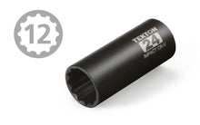 Tekton 4884 1/2 in. Drive Deep Impact Socket Set, 11-32mm, Metric, Cr-V, 12 Point, 14 Sockets