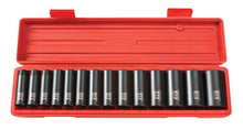 Tekton 4884 1/2 in. Drive Deep Impact Socket Set, 11-32mm, Metric, Cr-V, 12 Point, 14 Sockets