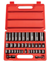 TEKTON 4888 38 Piece 3/8" & 1/2", SAE / Metric, Deep / Shallow Impact Socket Set