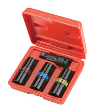 Tekton 4950 1/2-Inch Drive Lug Nut Service Tool Flip Impact Socket Set, SAE/Metric, 4-Piece