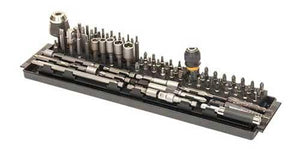 Ernst Manufacturing #5710 Bit Boss High-Density Bit Organizer, 90 Tool, Black