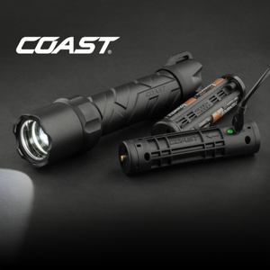 Coast Polysteel 600R Rechargeable Focusing LED Flashlight