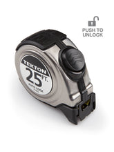 TEKTON 71963 25-Foot by 1-Inch Auto Lock Tape Measure