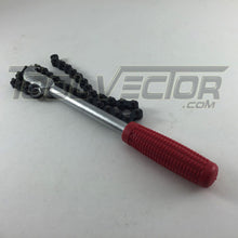 T&E Tools 7400 13" Ratcheting Chain Wrench, 1/2" - 4 3/4" Capacity