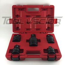 T&E Tools 79700 5 Piece 3/4" and 1" Drive Impact Adapter & Universal Joint Set