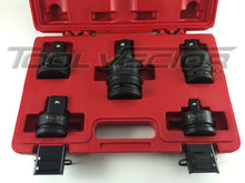 T&E Tools 79700 5 Piece 3/4" and 1" Drive Impact Adapter & Universal Joint Set