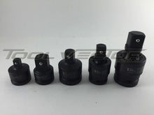 T&E Tools 79700 5 Piece 3/4" and 1" Drive Impact Adapter & Universal Joint Set