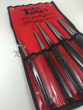 T&E Tools 8285 5 Pc Long Taper Punch Set