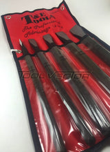 T&E Tools 8379 5 Pc Long Cold Chisel Set