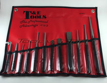 T&E Tools 8412 12 Piece Punch & Chisel Set