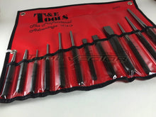 T&E Tools 8412 12 Piece Punch & Chisel Set