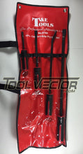 T&E Tools 8760 4 Piece Comfort Grip Pry Bar Set